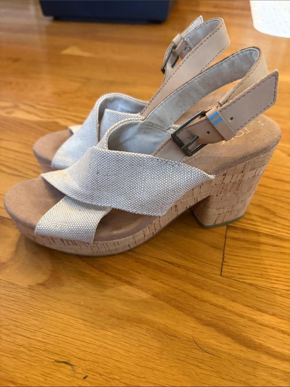 Tom’s Cork Platform Slingback Sandals - Women